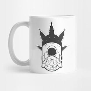 Astronaut leaf design Mug